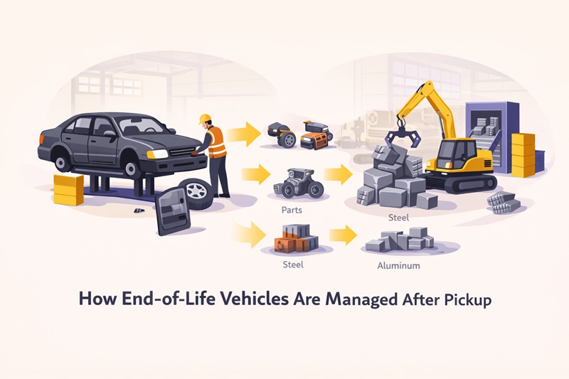 How End-of-Life Vehicles Are Managed After Pickup