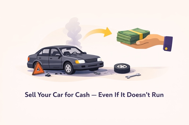 Sell Your Car for Cash — Even If It Doesn’t Run