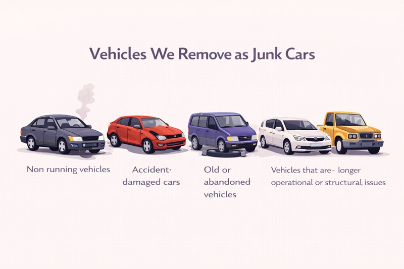 Vehicles We Remove as Junk Cars