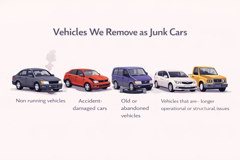 Vehicles We Remove as Junk Cars