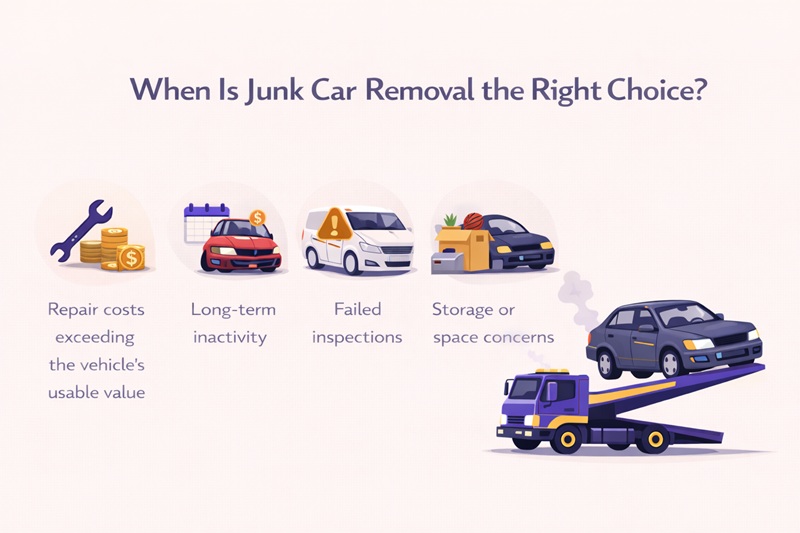 When Is Junk Car Removal the Right Choice