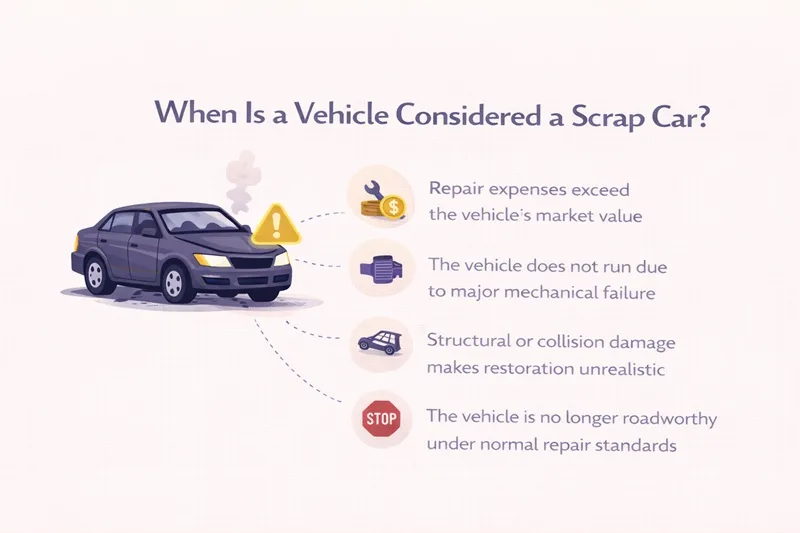 When Is a Vehicle Considered a Scrap Car?